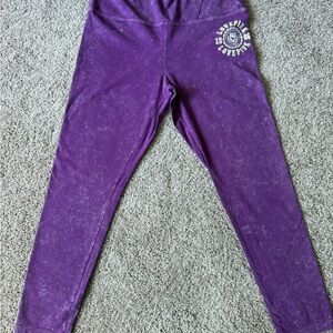 PINK Victoria's Secret Purple Leggings